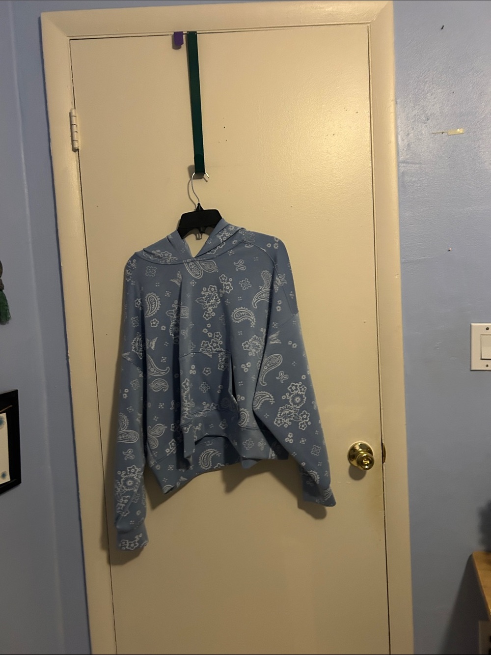 Arizona Jean Co. XL Blue and White Cropped Jacket